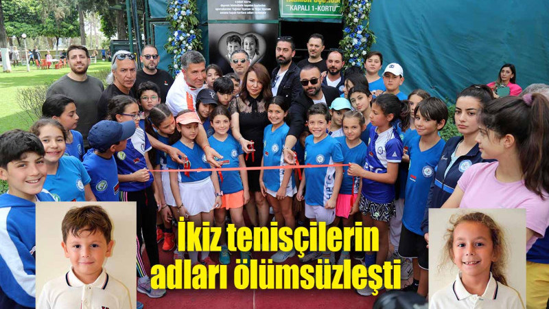 İkiz tenisçilerin adları ölümsüzleşti