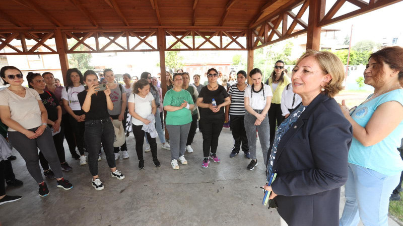 Seyhanlı kadınlar hem eğlendi hem rahatladı