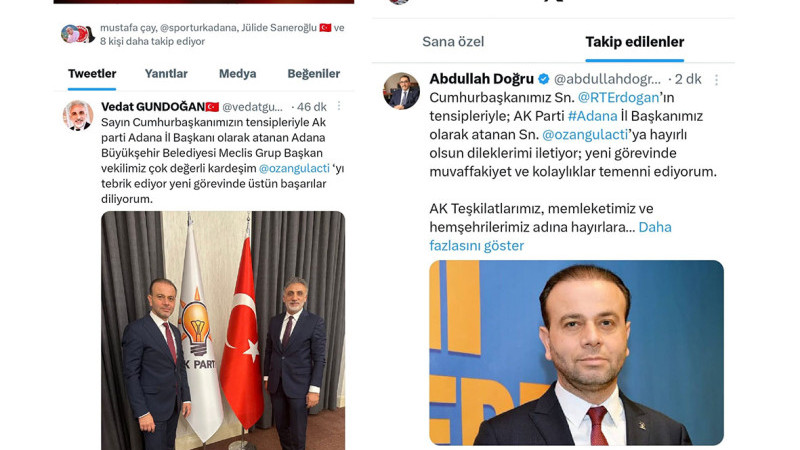 AK PARTİ'DE GÜLAÇTI DÖNEMİ