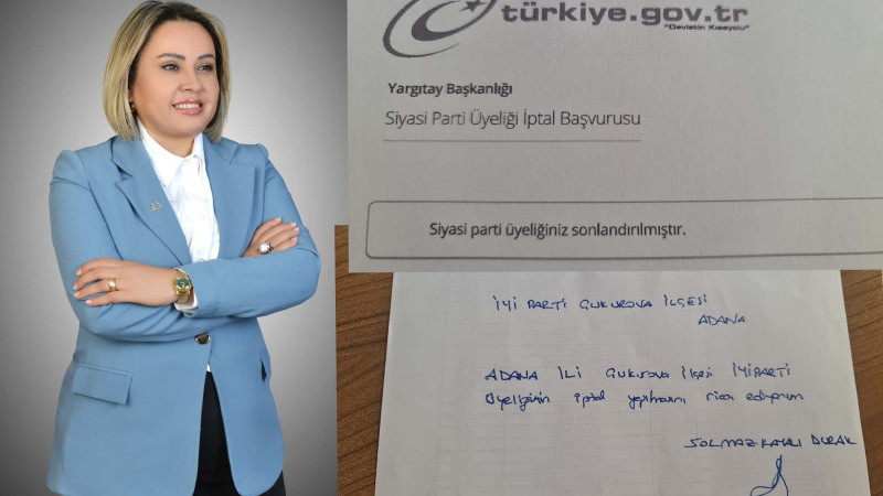 Meclis Üyesi Durak, İYİ Parti’den istifa etti