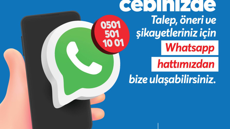 YÜREĞİR'DE WHATSAPP HATTI DEVREYE GİRDİ