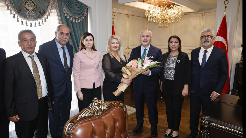 19 EKİM MUHTARLAR GÜNÜ DOLAYISIYLA VALİ KÖŞGER’E ZİYARET