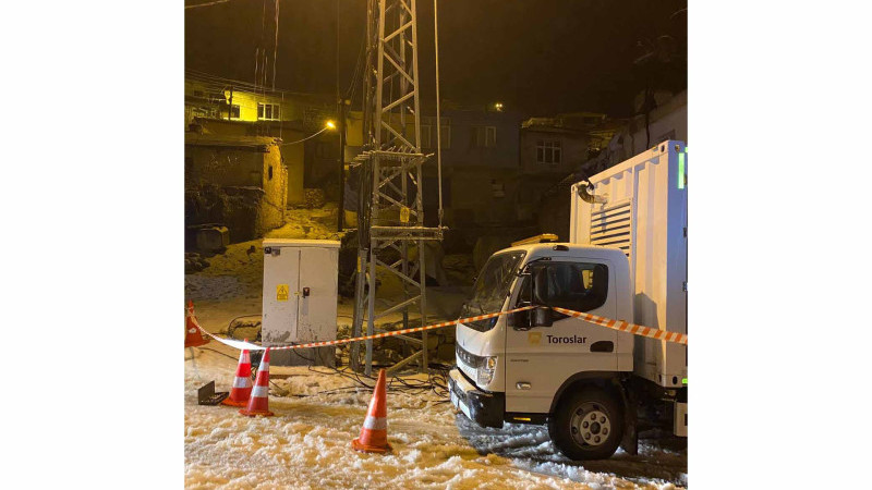 TOROSLAR EDAŞ'TAN HATAY'DA ZORLU KIŞ KOŞULLARINA KARŞI KESİNTİSİZ MÜCADELE