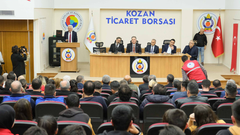 DEPREM GERÇEĞİYLE YAŞAMAK KONULU PANEL KOZAN’DA YAPILDI