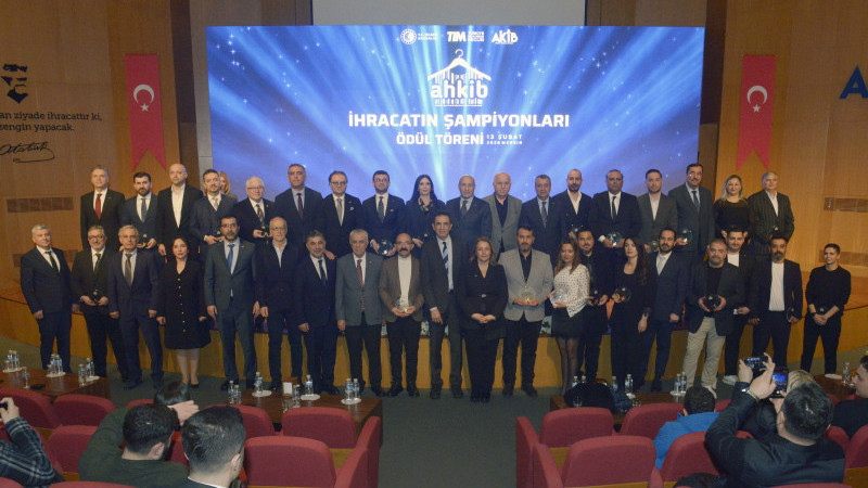 AHKİB, İHRACAT BAŞARISINI ÖDÜLLERLE TAÇLANDIRDI