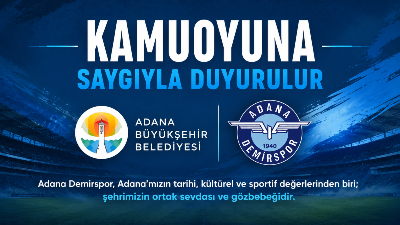 KAMUOYUNA SAYGIYLA DUYURULUR