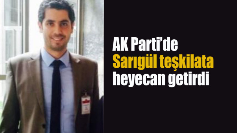 AK Parti’de Sarıgül teşkilata heyecan getirdi