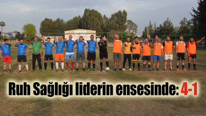 Ruh Sağlığı liderin ensesinde: 4-1