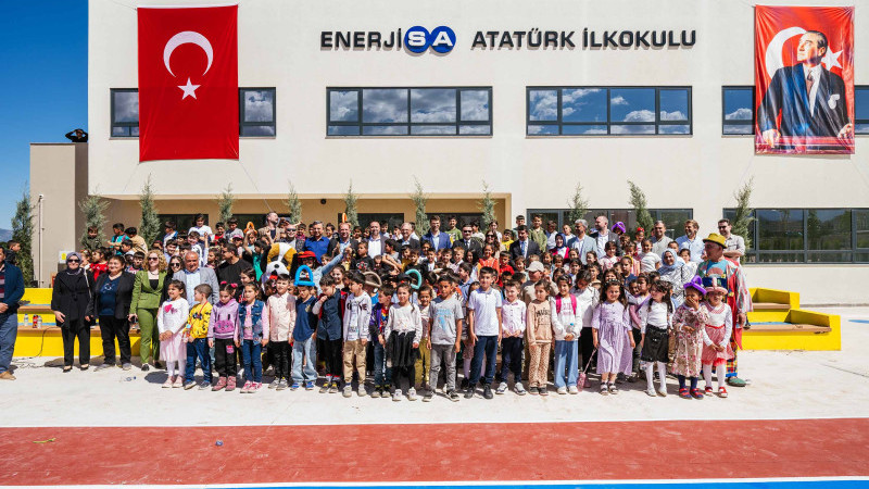 Enerjisa Atatürk İlkokulu Hatay’da açıldı