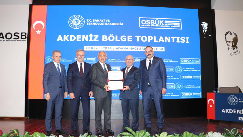 AOSB’YE ‘YEŞİL OSB’ BELGESİ