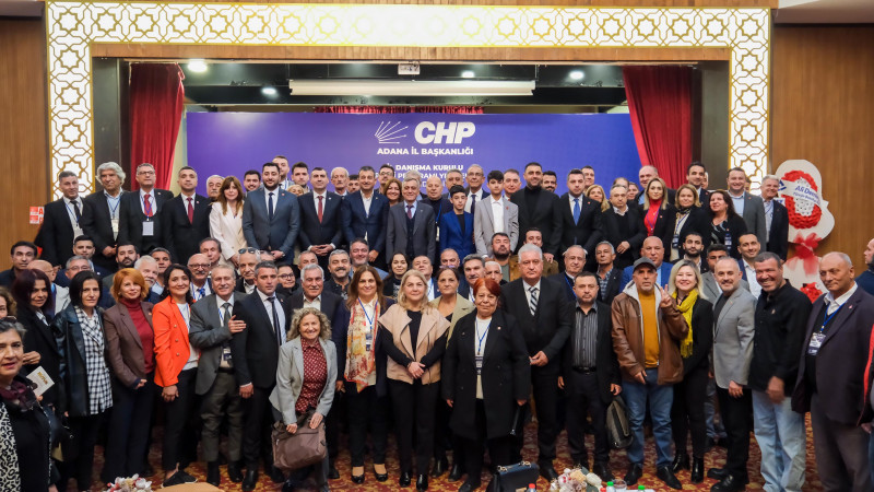 CHP ADANA İL DANIŞMA KURULUNU GERÇEKLEŞTİRDİ 