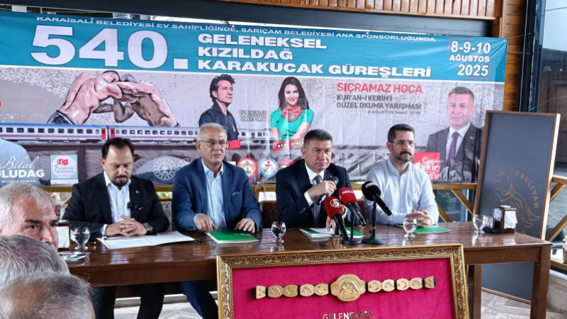 KIZILDAĞ KARAKUCAK GÜREŞLERİ'NİN BASIN LANSMANI YAPILDI