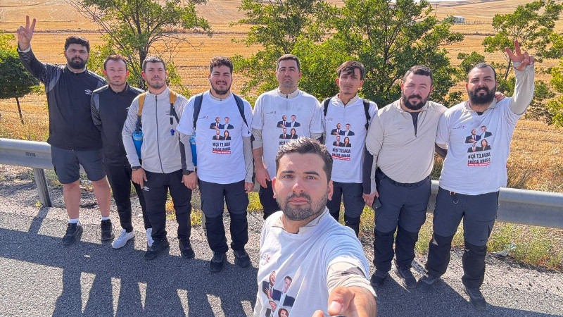 GENÇLERİN, ADANA’DAN SİLİVRİ’YE ÖZGÜRLÜK YÜRÜYÜŞÜ 17. GÜNÜND