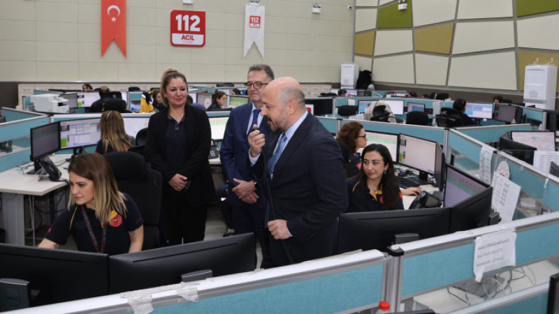 Halil Nacar’dan  112’ye ziyaret