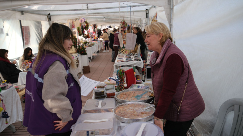 YILBAŞI KONSEPTLİ KADIN EMEĞİ PAZARI KURULDU
