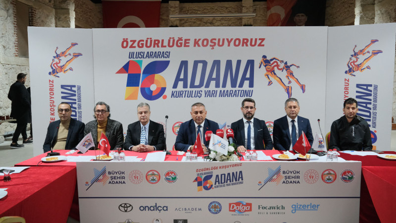 16. ULUSLARARASI ADANA KURTULUŞ YARI MARATONU PAZAR GÜNÜ YAPILACAK