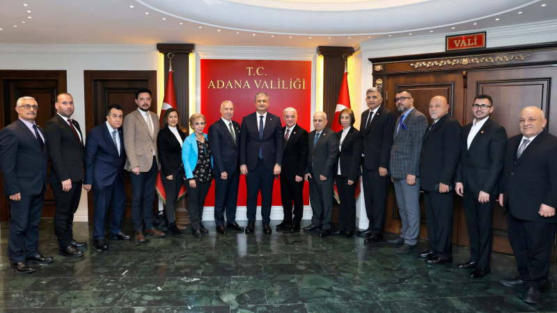 VALİ YAVUZ, ÇGC'NİN YENİ YÖNETİMİNİ KABUL ETTİ