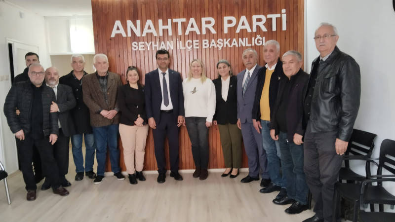 ANAHTAR PARTİ GENEL SEKRETERİ AĞCA ADANA'DA TEŞKİLATLA BULUŞTU
