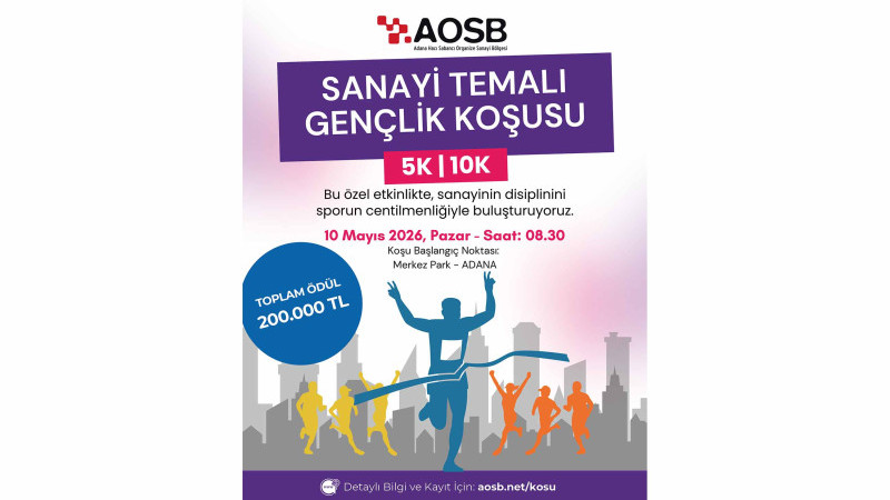 SANAYİ GENÇLİK KOŞUSU 10 MAYIS’TA