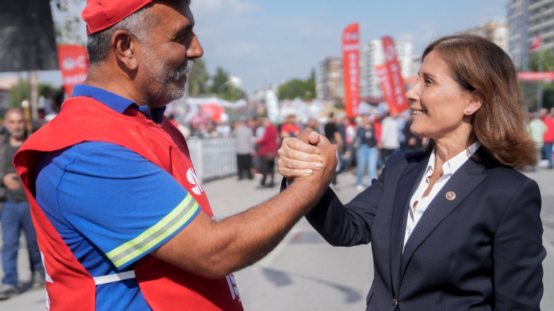 TEKİN: “EMEĞİN EN YÜCE DEĞER OLDUĞUNA İNANIYORUZ”