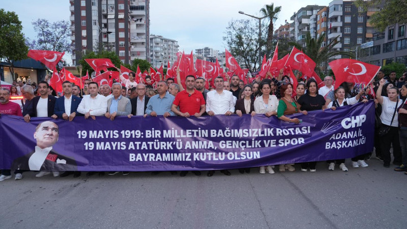 ÇUKUROVA’DA 19 MAYIS COŞKUSU MEYDANLARA SIĞMADI