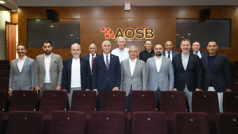 KKTC Heyeti AOSB’nin Dijital Altyapısını Yerinde İnceledi