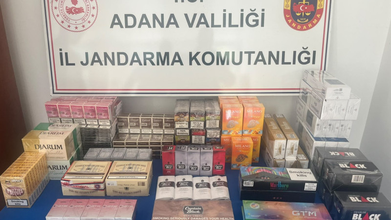 ADANA’DA 18 MİLYON TL DEĞERİNDE KAÇAK TÜTÜN ELE GEÇİRİLDİ