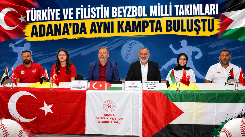Türkiye ve Filistin Beyzbol 5 Milli Takımları Adana’da Aynı Kampta Buluştu